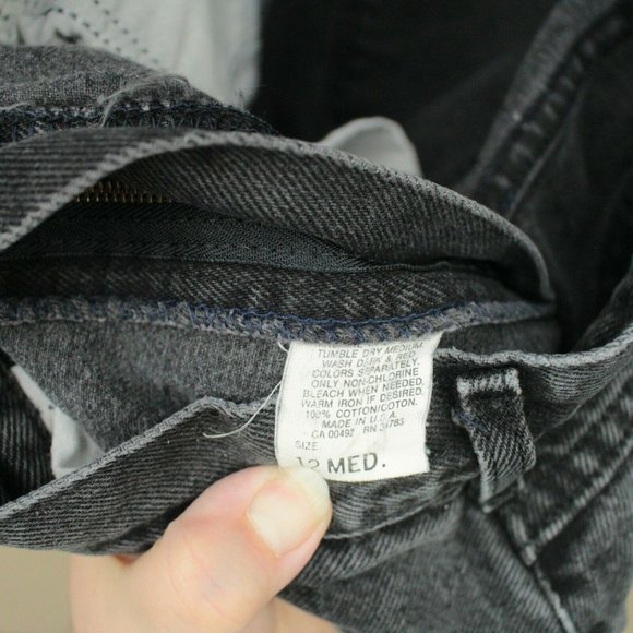 Vintage Lee High Waist Tapered Leg Mom Jeans Women's Size 12 Union Made In USA - Picture 8 of 9